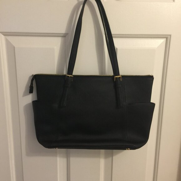 MICHAEL KORS SAFFRANO LEATHER SHOULDER/TOTE BAG - Picture 2 of 3
